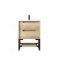 Byron Natural Oak Wall Hung Vanity 600 Cabinet Only